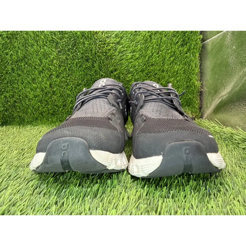 On Running Cloud 5 59.98904 Athletic Sneaker Women's 8.5 Black Mesh Sports Gym